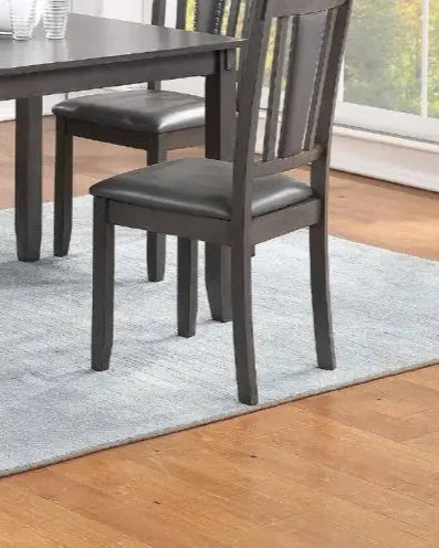 Style Loft Collection Grey 5-Piece Dining Set with Cushioned Chairs
